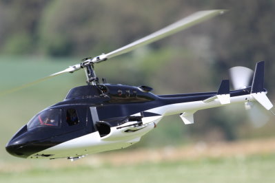 T-Rex 500 im Airwolf Rumpf